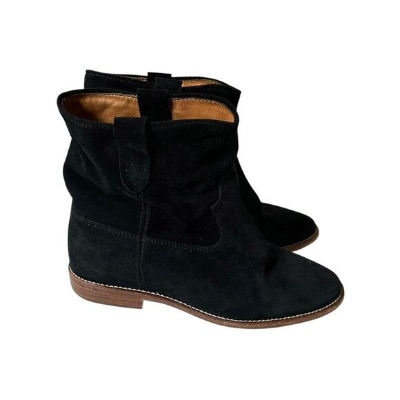 Isabelle Marant Etoile Suede Crisi boots. Size 38 EU, Black - Picture 5 of 11